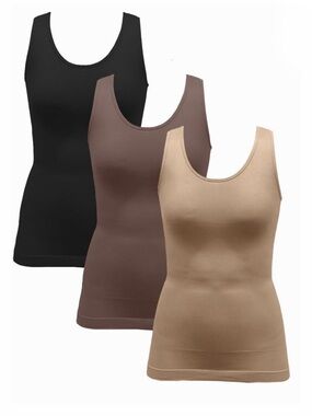 Seamless Shaping Camisole, 3-Pack